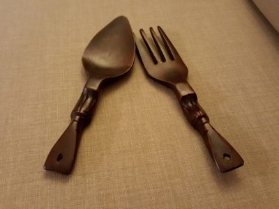 Tiki fork and spoon