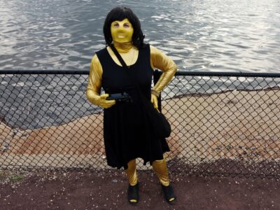 Selfies on the Camden waterfront.  And yes, I've lost some more weight since the last time I shared photos, which I think that you can see around my face and neck.